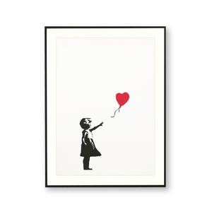 バンクシー 複製画 愛はごみ箱の中に（風船と少女）Girl with Balloon BYR